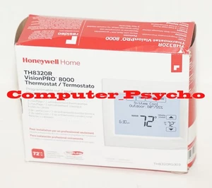 HONEYWELL TH8320R1003 VISIONPRO 8000 THERMOSTAT 7 DAY TOUCH WIFI C WIRE OR BATT - Picture 1 of 9