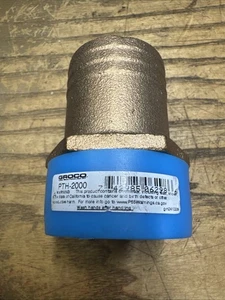 PTH-2000 GROCO 2" NPT x 2" BARB Bronze Pipe to Hose Straight Fitting 1J3849-Z5 - Bild 1 von 5