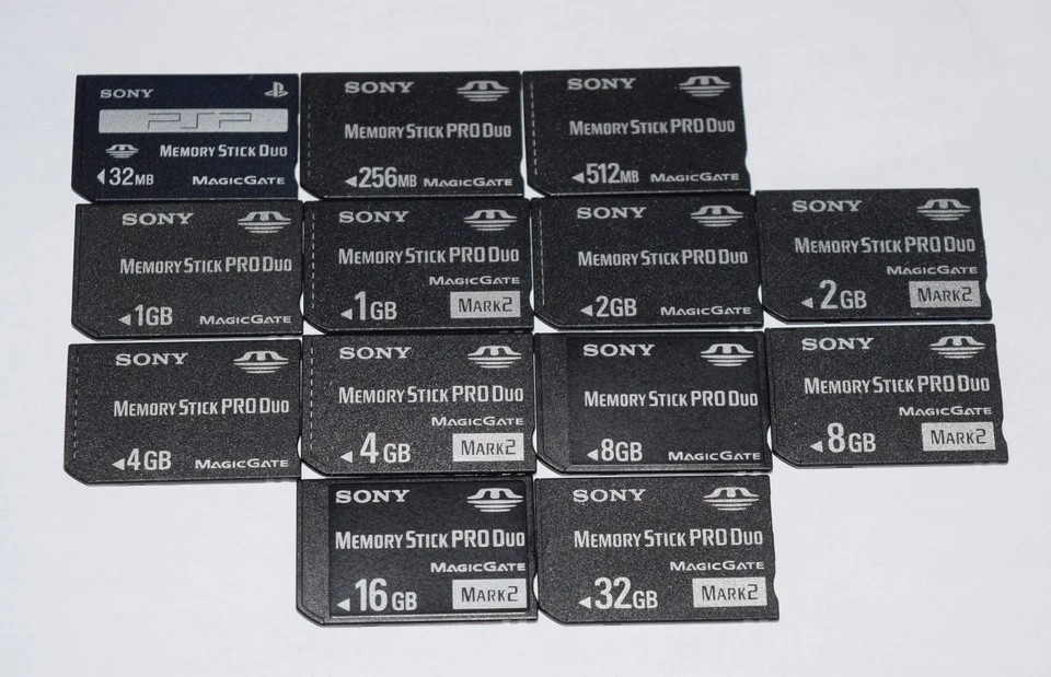 Sony Memory Stick Pro Duo , Magic Gate Mark2 PSP Camera Memory Card 1GB ~ 32GB - image 1 of 1