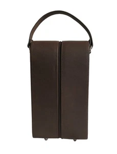 Leather Double Wine Case Holder - Picture 1 of 3