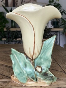 McCoy Single Pale Yellow Calla Lilly 1947 Vintage - Picture 1 of 14