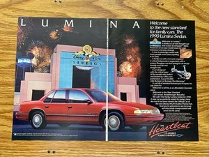 Pubblicità rivista vintage 1990 Chevy Lumina rossa 1989, parco tematico Disney MGM Studios - Foto 1 di 3