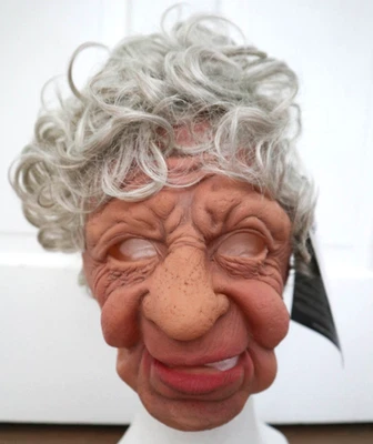 Old Woman - Zagone Studios "Carol" Supersoft Handmade Mask - Image 1 of 4