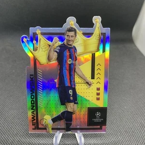 Robert Lewandowski Royalty Cut-Cut Topps UCL Superstars 2022/23 Barcelona ROY-RL - Picture 1 of 12