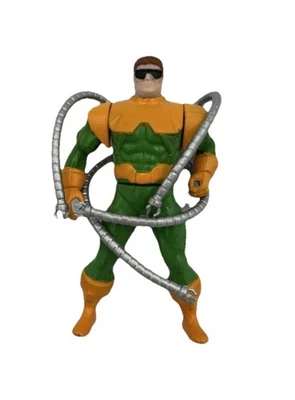 1994 年漫威钢铁网络蜘蛛侠与章鱼博士压铸人偶玩具 Biz 金属 — 第 1/4 张图片