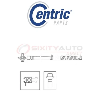 Centric Brake Hydraulic Hose for 2007-2016 Volkswagen Eos 2.0L 3.2L L4 V6 - kb Foto 1 de 4