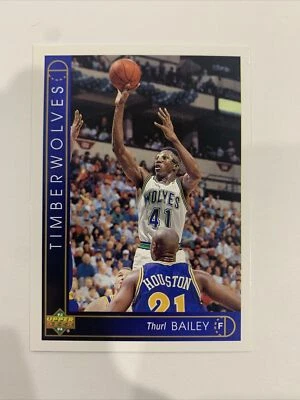 1993-94 Upper Deck Basketball #75 Thurl Bailey - Image 1 of 3