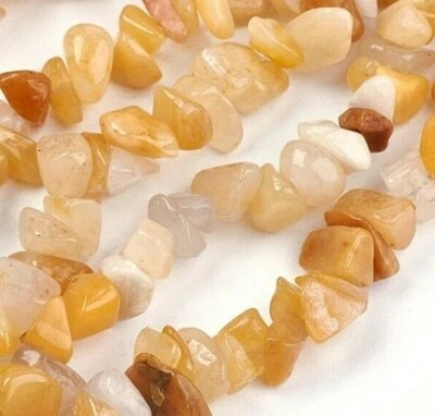 Topas Edelstein Perlen 1 Strang Nugget 6mm bis 10mm Natur Schmuckstein G631 - Bild 1 von 3