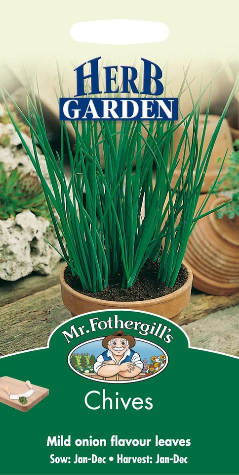 Mr Fothergills - Pictorial Packet - Herb - Chives - 750 Seeds - Image 1 of 1