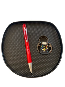 Ferrari Gift Set: Ferrari Steering Wheel Key-Chain & Red Ferrari Pen in Gift Box - Picture 1 of 6