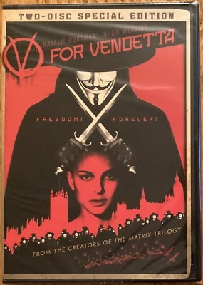 V For Vendetta DVD 2-disc Special Edition with Natalie Portman, Hugo Weaving - Image 1 of 2