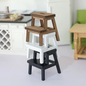 1:12 Scale Dollhouse Miniatures Double Layer Stool Flower Bench Garden Accessory - Picture 1 of 17