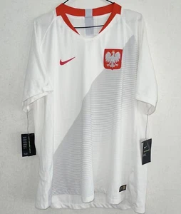 BNWT POLAND NATIONAL TEAM 2018 2019 VAPOR SHIRT JERSEY HOME NIKE 2XL - Picture 1 of 9