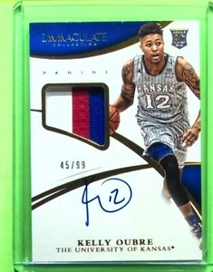 2015 Immaculate Multi Sport Kelly Oubre Jr. Kansas RPA RC Auto Jersey 45/99 - Picture 1 of 1