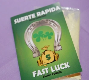 Fast Luck Sachet  Powder ~ Love, Money, Health, Success, Hoodoo Voodoo Santeria  - Picture 1 of 4