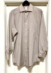Brooks Brothers Shirt Mens 16.5 34 Madison Non-Iron Supima Cotton Long Sleeve - Bild 1 von 10