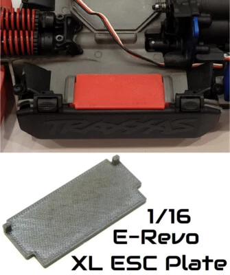 Large ESC Mounting Plate for Traxxas 1/16 Scale Mini E-Revo Brushless - Image 1 of 2