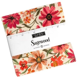 Sagewood Charm Pack by Crystal Manning for Moda Fabrics - Picture 1 of 3