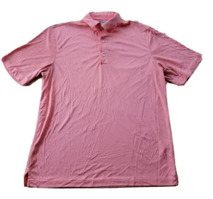 Greg Norman ML75 Play Dry Men's Golf Polo Shirt Pink Size Medium  - Picture 1 of 6