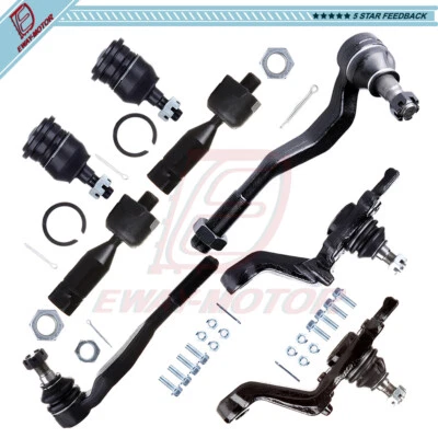 8pcs For 1995-2002 2003 04 Toyota Tacoma 4WD Ball Joints Tie Rod Ends Suspension — 第 1/4 张图片