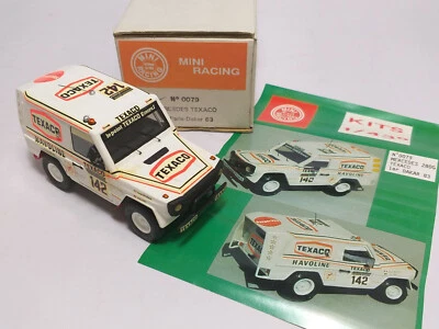 KIT 1/43 MINI RACING MERCEDES 280 GE TEXACO PARIS DAKAR 1983 WINNER SCATOLA M... - Immagine 1 di 4