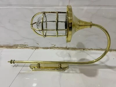 Cuisine Intérieur/Extérieur Mur Cloison Luminaire Applique Nautique Laiton... - Photo 1/4