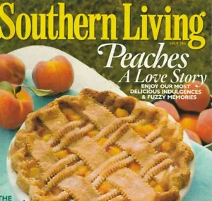 Southern Living Magazin Juli 2011 Pfirsiche BBQ Fugen Landhausstil Burger - Bild 1 von 2
