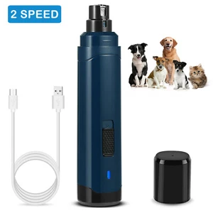 Electric USB Nail Grinder Cat Dog Pet Paw Grooming Trimmer Tools File Clipper - Picture 1 of 11