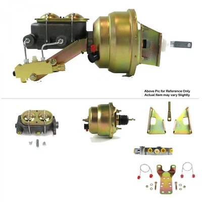 70-81 Chevy Camaro FW Mount Power 7" Dual Diaphragm Brake Booster Kit Disc/Disc  - Image 1 of 4