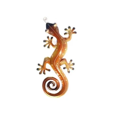 Iron Orange Gecko Wall D�cor Large - Image 1 of 2