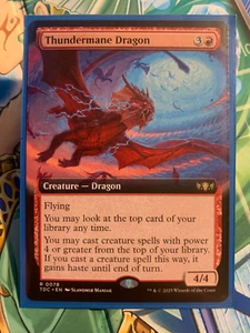 Thundermane Dragon (Extended Art) - Commander: Tarkir: Dragonstorm (TDC) - Picture 1 of 1