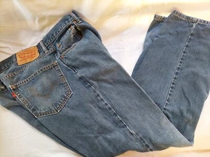 Vintage Levi's 550 36x32 Relaxed Fit. Denim Jeans. Red Tab. - Picture 1 of 7