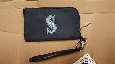 Seattle Mariners ID Wallet Wristlet Cell Phone Case Charm 14 Purse Gift - Image 1 of 3