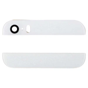 Door Glass Top Bottom for Apple iPhone 5S CDMA GSM White Rear Lens Cover Pieces - Picture 1 of 2