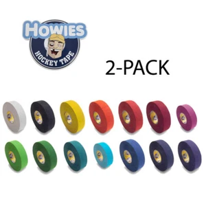 Howies Hockey Stick Premium Cloth Tape or Shin Tape 2-Pack You Choose Colors - Picture 1 of 83