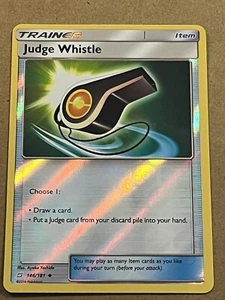Pokémon 2019 - Team Up - Judge Whistle - Holo inverso 146/181 - Imagen 1 de 2