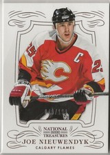 2013 2013-14 Panini National Treasures #35 Joe Nieuwendyk 049/199 Calgary Flames