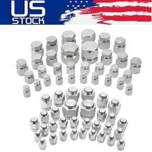 144 PC JIC &ORFS Master Industrial Hydraulic Cap Plug Hose Tube and Pipe Fitting - Picture 1 of 10