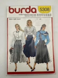 Burda 5308 voller Rock volle Länge Größe 10-20 - Bild 1 von 2