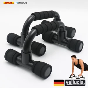 2 Maniglie Reclinabili Push Up Bars per Home Gym Protezione Polsi Forza Paralletta - Foto 1 di 3