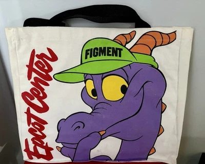 Bolso de lona Disney World 1982 vintage figura Epcot Center ¡Raro! Foto 1 de 2