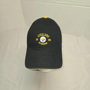 Vintage Pittsburgh Steelers Mütze 1933 Reebok Vintage Collection Strapback schwarz EUc - Bild 1 von 6