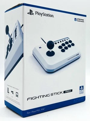 HORI Fighting Stick Mini Officially Licensed for PS5 / PS4 & PC - White - Image 1 of 4