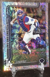 2025 Topps Series 2 Austin Barnes Sandglitter Parallel #353 Los Angeles Dodgers - Picture 1 of 2