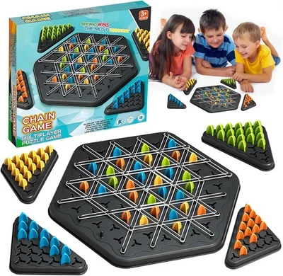 MARKENLOS Triggle Game lustige Spiel interaktive Steckspiel Klassische Desktop Brettspiele