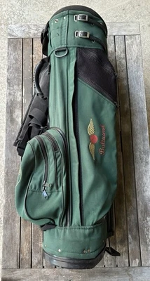 Bolsa de pie de golf Jones Sports Co. verde Baltusrol correa única de 6 vías Foto 1 de 4