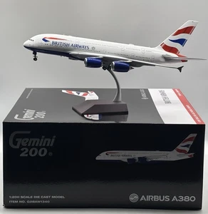 BRITISH AIRWAYS A380-800 G-XLEE G2BAW1340 GeminiJets 1:200 Scale - Picture 1 of 14