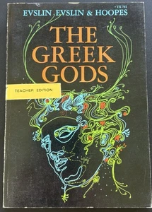 The Greek Gods Evslin Hoopes 1975 Pantheon Myths Scholastic Paperback Teacher Ed - Picture 1 of 10