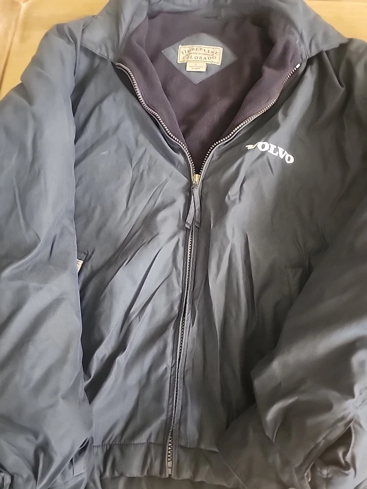 Colorado Timberline Authentic Outerwear Navy Blue Jacket  Men Large VOLVO embroi - Image 1 of 4