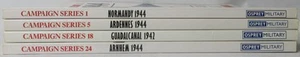 (4) Osprey Military Campaign Series Historical War Softcover Books Normandy '44+ - Picture 1 of 9